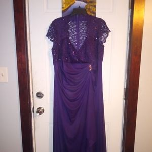 Eggplant 16w Mother of the Bride gown